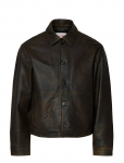 Selected - Slhmorgan Hotel Amour Leather Blouson - Nahk - S