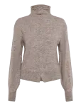 Gina Tricot - Alpaca Funnel Knitted Cardigan - Kardiganid - XL