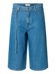 Selected - Slftenna Mw Bermuda Denim Shorts - L&uuml;hikesed teksap&uuml;ksid - 40