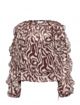 Dante6 - Dante6-Zaliyah Boho Chiffon Printed Top - Pikkade varrukatega - 42