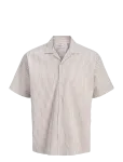 Jack & Jones - Jjmilo Seersucker Resort Shirt Ss - Vabaaja s&auml;rgid - XL