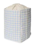 Garbo&Friends - Plaid Sky Blue Storage Basket Large - Hoiukorvid - 35X56