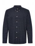 Morris - Flannel Overcheck Shirt-Slim Fit - Vabaaja s&auml;rgid - XXL