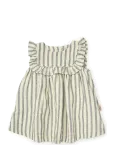 Cam Cam Copenhagen - Betty Dress, 80 Cm - Gots - Summer Stripes - L&uuml;hikeste varrukatega beebikleidid - 92
