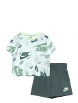 Nike - Nkn N Nsw Aop Lt Wt Ft Short S - Komplektid l&uuml;hikeste varrukatega T-s&auml;rgiga - 74/80CM