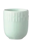 Aida - Confetti Pistachio Mini Kop Med Relief Porcel&aelig;n 5 Cl. - Espressotassid - ONE SIZE