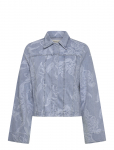 Gina Tricot - Embroidery Denim Shirt - Teksas&auml;rgid - XL