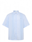 Maison Kitsune - Oversized Short Sleeve Shirt - Triibulised s&auml;rgid - M