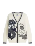 Scotch & Soda - Intarsia Cotton-Blend Dropped Shoulder Cardigan - Kardiganid - M