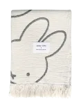 Maison Deux - Miffy Blanket - Black - Tekid ja pleedid - 135X 200CM