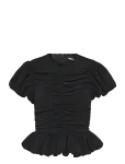 ROTATE - Ruched Puff Sleeve Top - L&uuml;hikeste varrukatega - 44