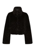 ROTATE - Faux Fur Crop Jacket - Kunstkarusnahk - XXS/XS