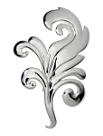 Syster P - Lea Brooch Silver - Prossid - ONE SIZE