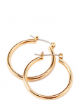 Pilgrim - Layla Recycled Medium Hoop Earrings - R&otilde;ngad - ONE SIZE
