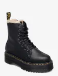 Dr. Martens - Jadon Fl Black Pisa - Madala kontsaga poolsaapad - 37