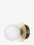 Globen Lighting - Wall Lamp/Ceiling Lamp Art Deco Ip44 Burgundy/White - Seinalambid - ONE SIZE