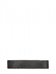 Cloud & Glow - Silk Glam Band Charcoal - Juuksekummid - ONE SIZE
