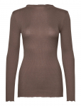 Rosemunde - Rwpearl Silk Ls T-Shirt - Pikkade varrukatega - XL