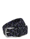 Anderson's - Elastic Woven Viscose Belt - Punutud v&ouml;&ouml;d - 85