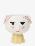 Bj&oslash;rn Wiinblad - Eva Flowerpot On Base &Oslash;15.5 Cm Pink - Lillepotid - &Oslash;15.5X14.5CM