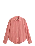Gant - Reg Classic Poplin Striped Shirt - Pikkade varrukatega - 36