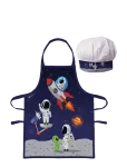 BrandMac - Kids Apron + Hat  - Nb 023 Astronaut - P&otilde;lled - ONE SIZE