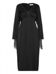 Malina - Sasha V-Neck Fringe Midi Dress - P&otilde;lveni ja midi - S