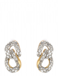 By Jolima - Sparkle Crystal Earring, Gold - Rippuvad k&otilde;rvar&otilde;ngad - ONE SIZE