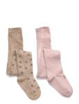 Minymo - Stockings W. Pattern (2-Pack) - Sukkp&uuml;ksid - 128\134