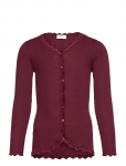 Rosemunde Kids - Rkbalta Modal Ls Lace Cardigan - Pikkade varrukatega T-s&auml;rgid - 140
