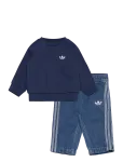 Adidas Originals - Denim Crew Set - Komplektid pikkade varrukatega T-s&auml;rgiga - 98