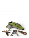 Dantoy - Tool Belt Wood In Gift Box 15 Parts - M&auml;ngut&ouml;&ouml;riistad - 21X5.5X17CM
