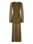 Malina - Haisley Sheer Knitted Maxi Dress - Maksikleidid - XL