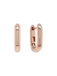 Marmara Sterling - Goldplated Link Earrings - R&otilde;ngad - ONE SIZE