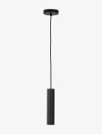 House Nordic - Nida - Lamp, Black, 120 Cm Fabric Cord - Rippvalgustid - 28X6X6CM