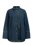 Object - Objneel Lo L/S Denim Shirt Rep - Teksas&auml;rgid - S