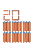 Nerf - N Series N1 Darts X 20 - M&auml;ngup&uuml;ssid - ONE SIZE