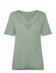 Rosemunde - Rwamina Ss Regular Lace T-Shirt - L&uuml;hikeste varrukatega - S