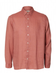 Selected - Slhregkylian Linen Ls Shirt - Linased s&auml;rgid - XXL