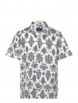 Lindbergh - Cotton/Lyocel Aop Shirt S/S - L&uuml;hikeste varrukatega s&auml;rgid - L