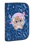 Beckmann Norway - Single Section Pencil Case With Content, Cheeta - Pinalid - ONE SIZE