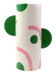 Que Rico - Vase - Salvador - Sol Y Luna - Silindrikujulised vaasid - 14 CM