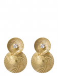 Caroline Svedbom - Coco Earrings Gold - Statement k&otilde;rvar&otilde;ngad - ONE SIZE