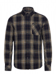 Knowledge Cotton Apparel - Dune Regular Check Flannel Shirt - Ruudulised s&auml;rgid - L
