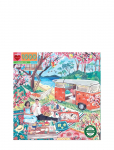 Eeboo - Puzzle 1000 Pcs - Camper Life - Klassikalised m&otilde;istatused - ONE SIZE