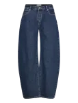 ABRAND - 95 Mid Barrel Jean Taradark Blue - Barrel-teksad - 23