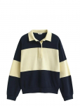 Gant - Pique Texture Color Block Rugger - Pikkade varrukatega - XL/XXL