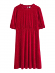 Lindex - Dress Velvet With Gold Dots - L&uuml;hikeste varrukatega vabaajakleidid - 170