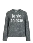 Vila - Vimelie O-Neck L/S Detail Knit Top/R - Džemprid - XS