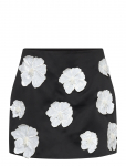 ROTATE - Satin Flower Mini Skirt - L&uuml;hikesed seelikud - 36